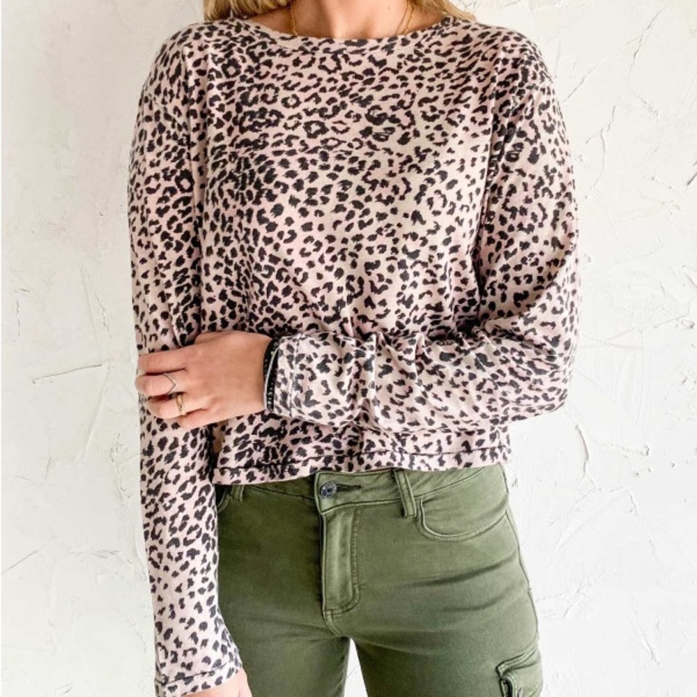 Ragdoll LA  Leopard Print Blouse